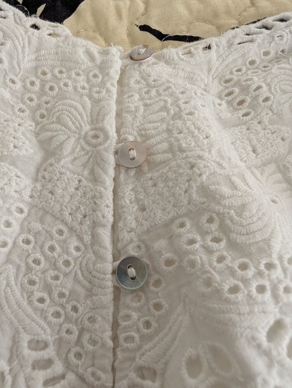 Rachel Ashwell White 100% Nightgown Size L - Picture 11 of 13